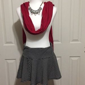 Polka Dot Mini Skirt